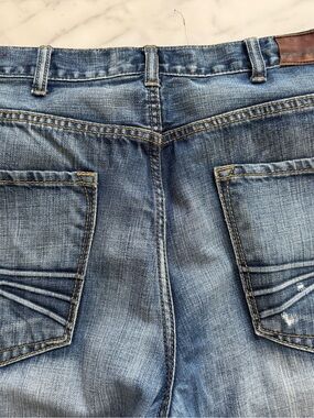 Express Men's Relaxed Blue Denim Jeans